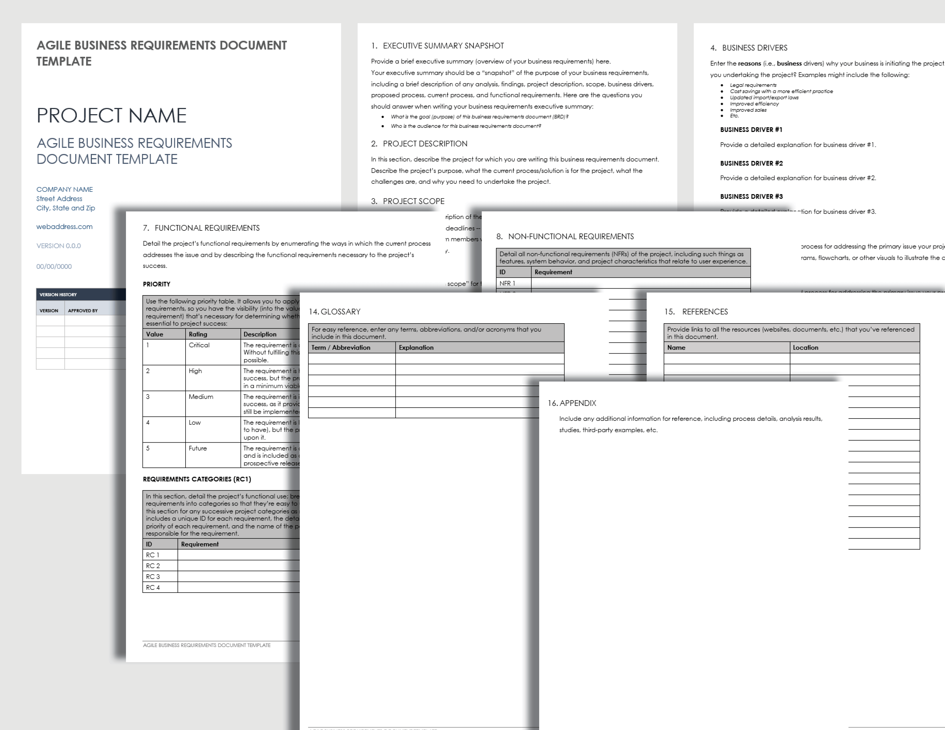 Download Free BRD Templates  Smartsheet In Report Requirements Template