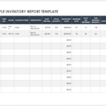 Download Free Inventory Report Templates  Smartsheet Regarding Monthly Productivity Report Template