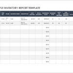 Download Free Inventory Report Templates Smartsheet Throughout Check Out Report Template