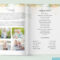 Download Obituary Program Template for DIY Funeral Service Brochure