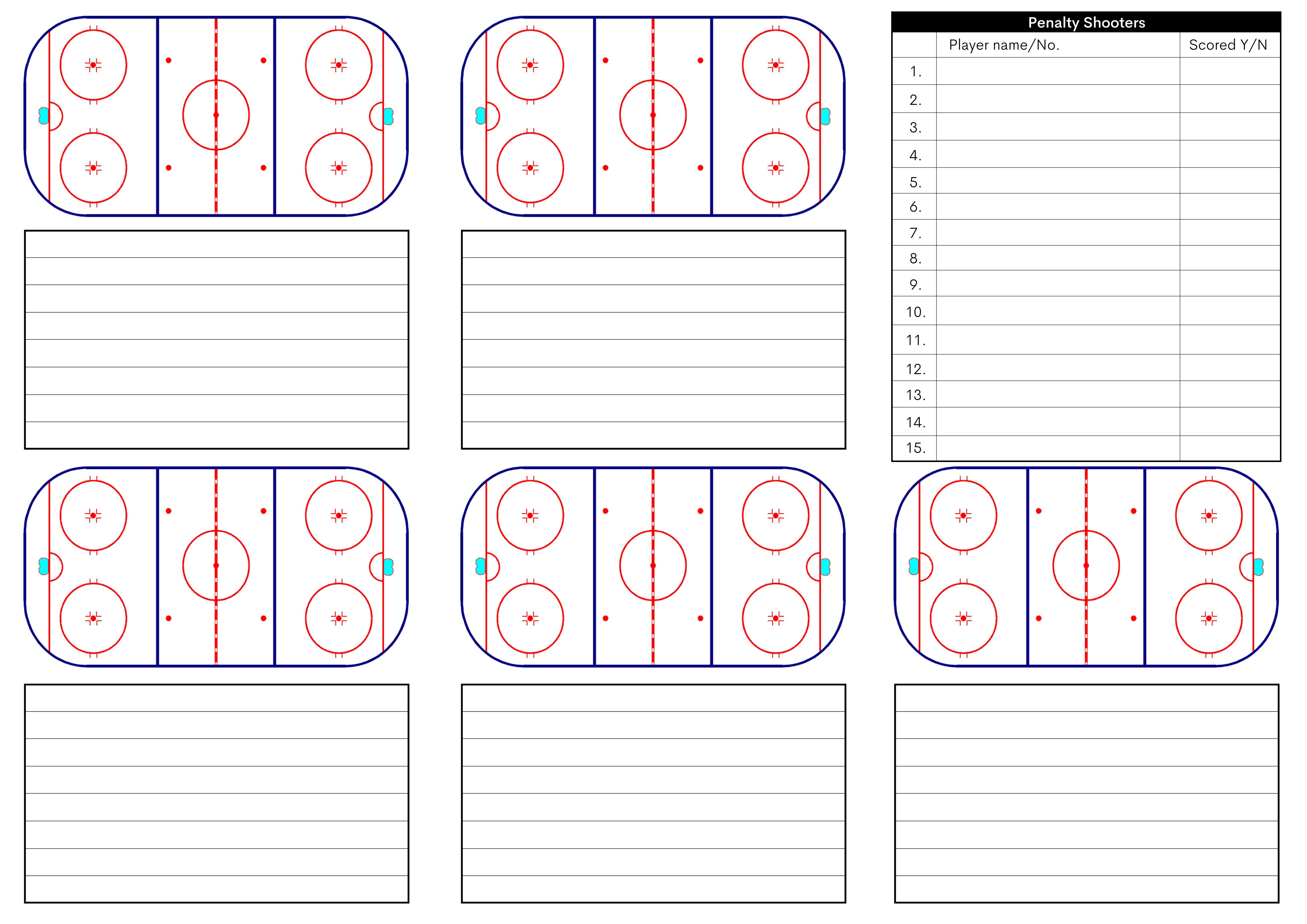 Download Printable Hockey Lineup Cards  Printerfriendly In Blank Hockey Practice Plan Template