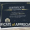 Easy Way To Design Certificate Of Appreciation In MS Word  Black & Golden  Theme Inside Template For Certificate Of Appreciation In Microsoft Word