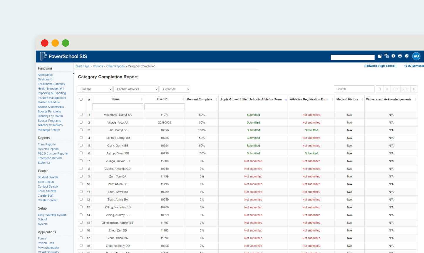 Ecollect Forms  PowerSchool Regarding Powerschool Reports Templates