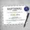 Editable Baptism Certificate Template Printable Certificate – Etsy