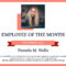 Editable Employee Of The Month Certificate Templates Within Star Performer Certificate Templates
