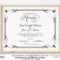 Editable Wedding Certificate Template Printable Certificate – Etsy