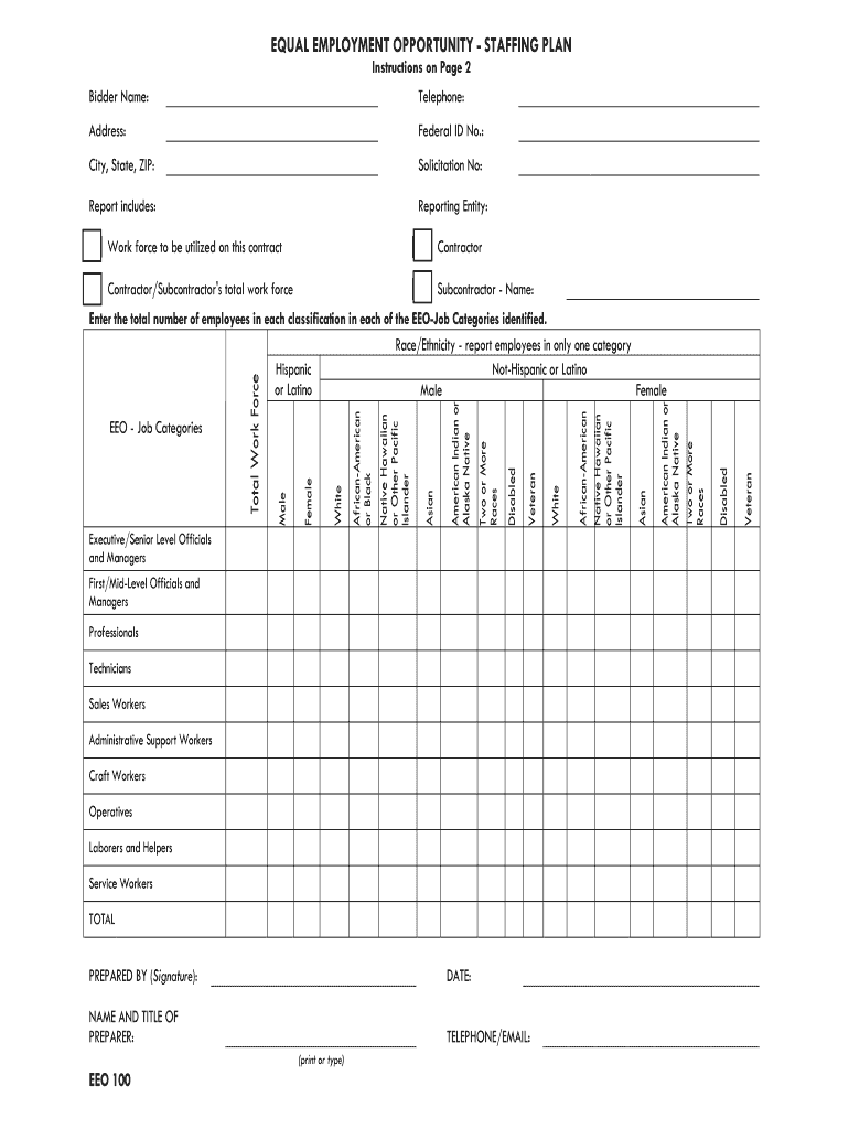 eeo 10: Fill out & sign online  DocHub For Eeo 1 Report Template