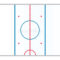 Eishockeyfeld - Regelung NHL Vektor Abbildung - Illustration von