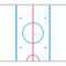 Eishockeyfeld - Regelung NHL Vektor Abbildung - Illustration von