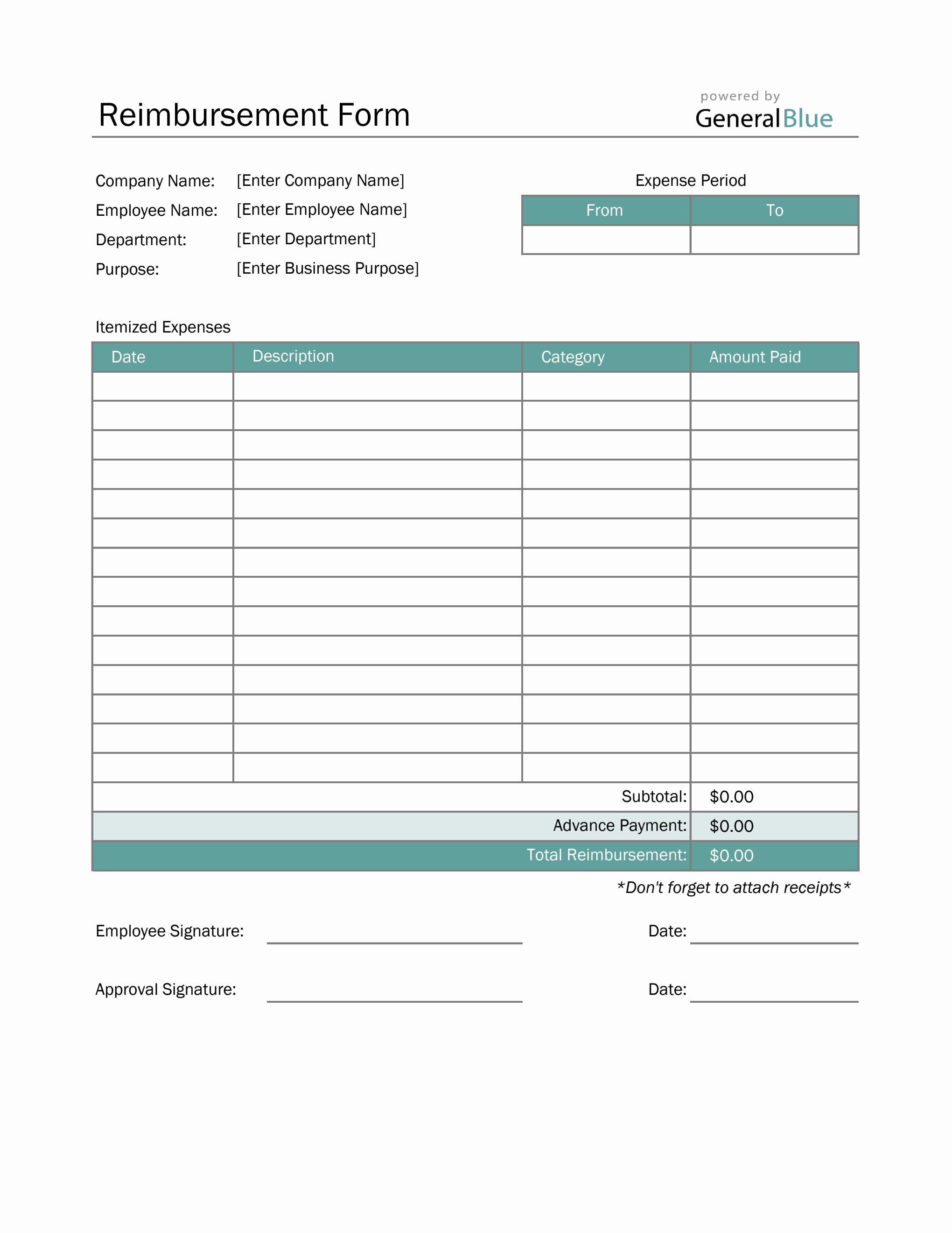 Employee Expense Templates Regarding Microsoft Word Expense Report Template