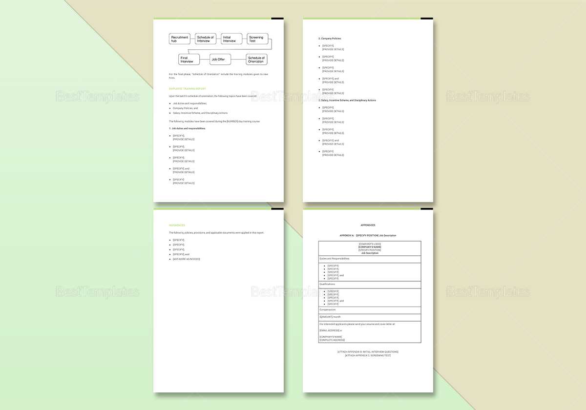 Employee Training Report Template In Word, Google Docs, Apple Pages In After Training Report Template