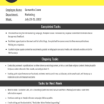 Employee Weekly Report Throughout Marketing Weekly Report Template