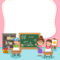 Empty Banner Template With Children In Classroom Vector Image With Regard To Classroom Banner Template