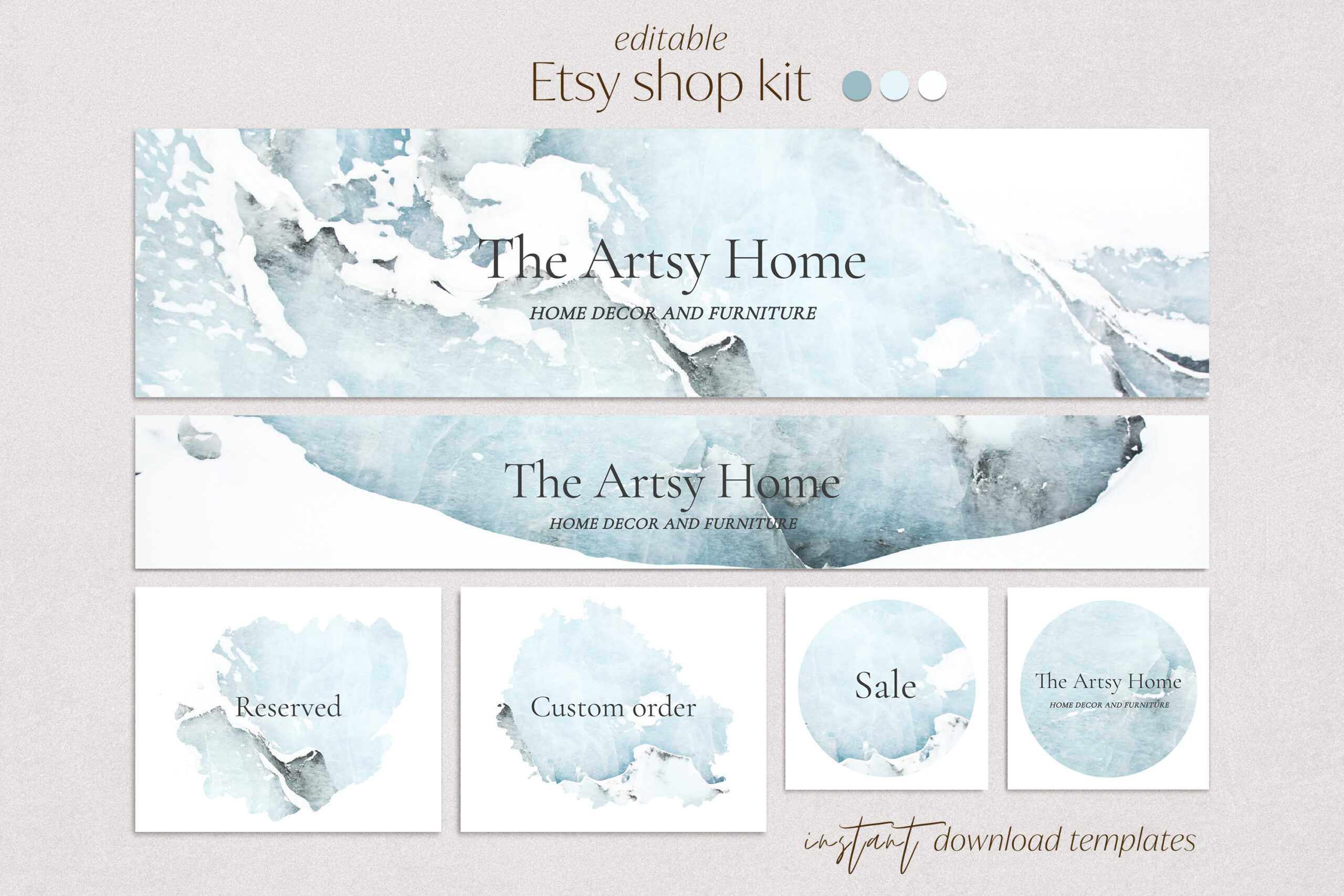 Etsy banner template - Etsy.de