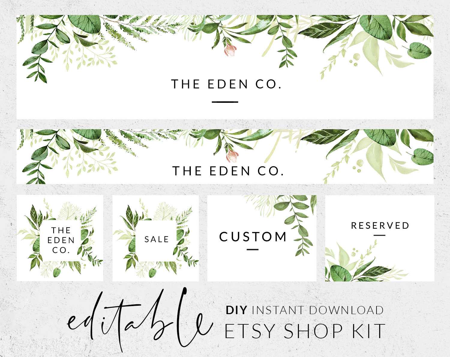 Etsy Shop Design Set Etsy Banner Etsy Shop Kit Template – Etsy Israel With Etsy Banner Template