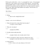 Example Book Review Essay — Writing A Book Review With College Book Report Template