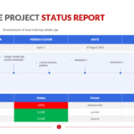 Executive Project Status Report Template  Download Now Inside Project Status Report Template Word 2010