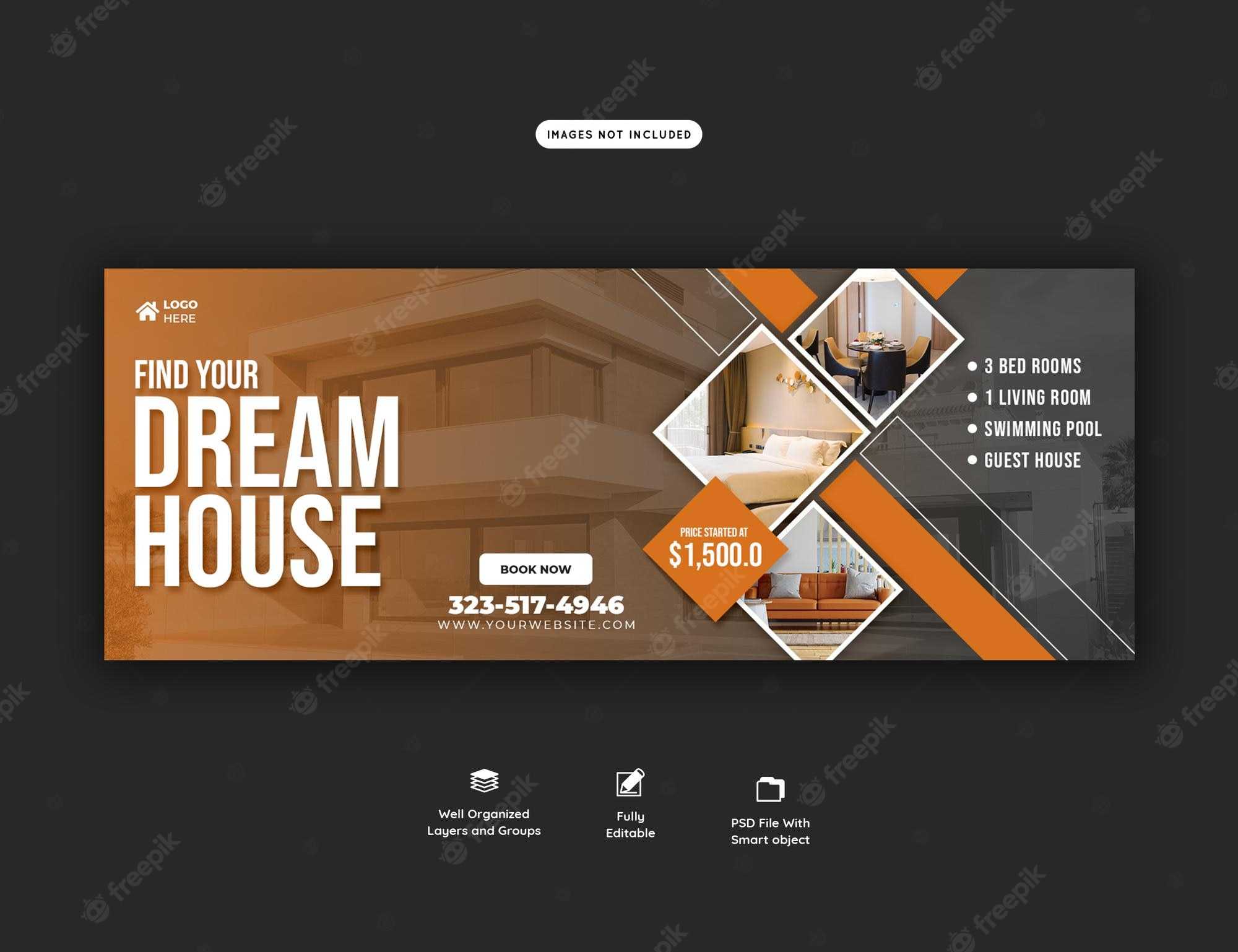 Facebook Cover PSD, 10,10+ High Quality Free PSD Templates for  Intended For Facebook Banner Template Psd