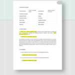 Failure Analysis Report Template – Google Docs, Word, Apple Pages  Regarding Failure Investigation Report Template