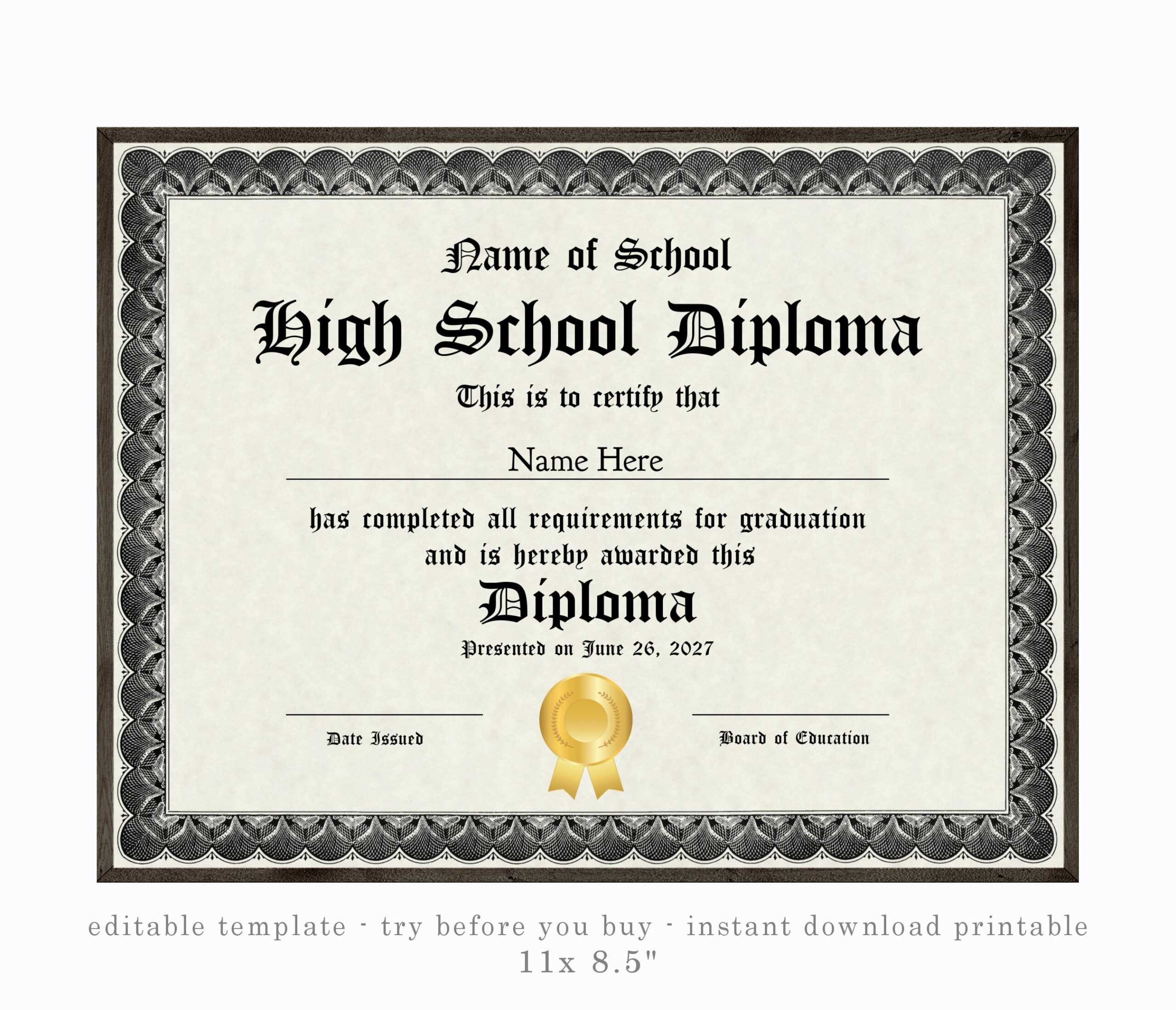 Fake diploma - Etsy Fake diploma - Etsy