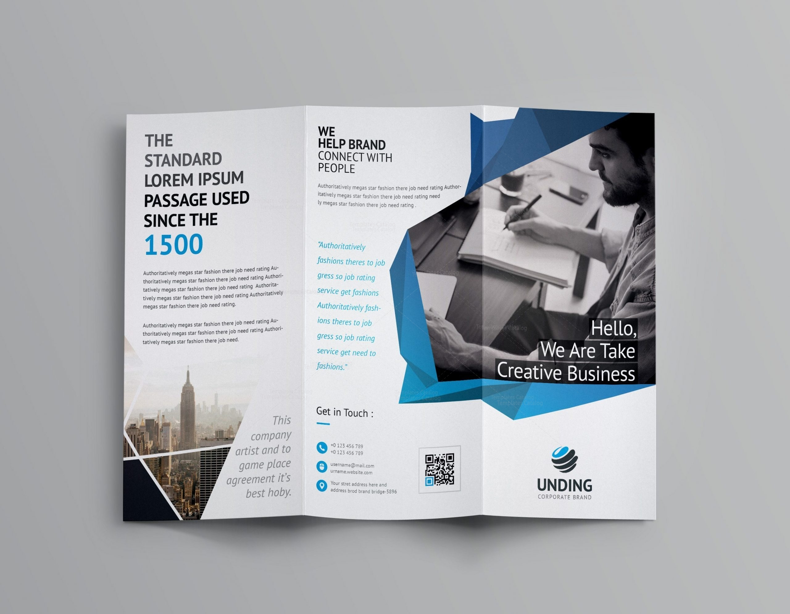 Fancy Business Tri Fold Brochure Template 10 Throughout Fancy Brochure Templates