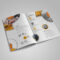 Fancy Stylish Bi Fold Brochure Template · Graphic Yard  Graphic  Within Fancy Brochure Templates
