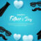 Father’s Day Poster Or Banner Template With Tie And Gift Box  Intended For Tie Banner Template