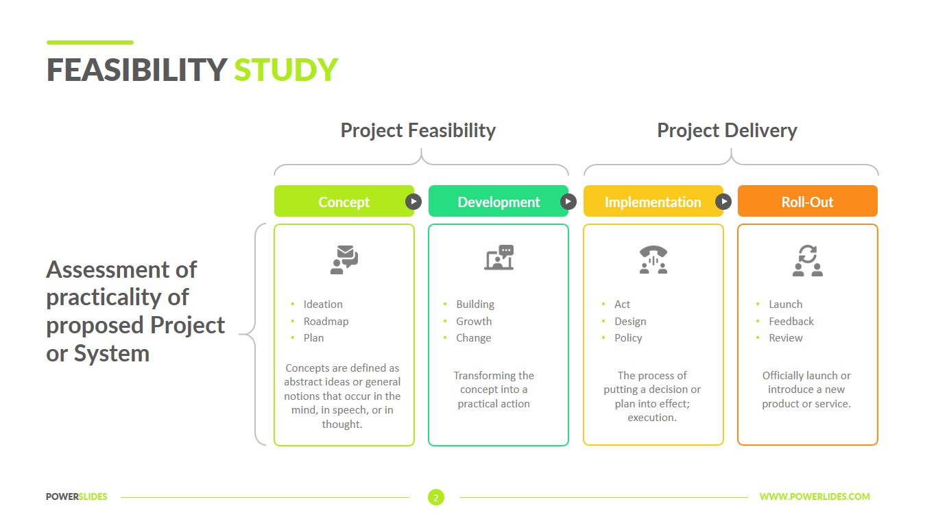 Feasibility Study Template  Download & Edit  PowerSlides™ Inside Technical Feasibility Report Template