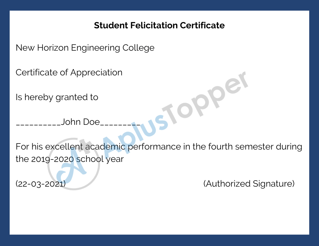 Felicitation Certificate  Samples, Template, Format And  With Felicitation Certificate Template