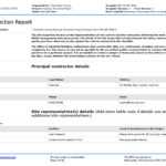 Field Inspection Report Template (Free To Use And Better For Intended For Field Report Template