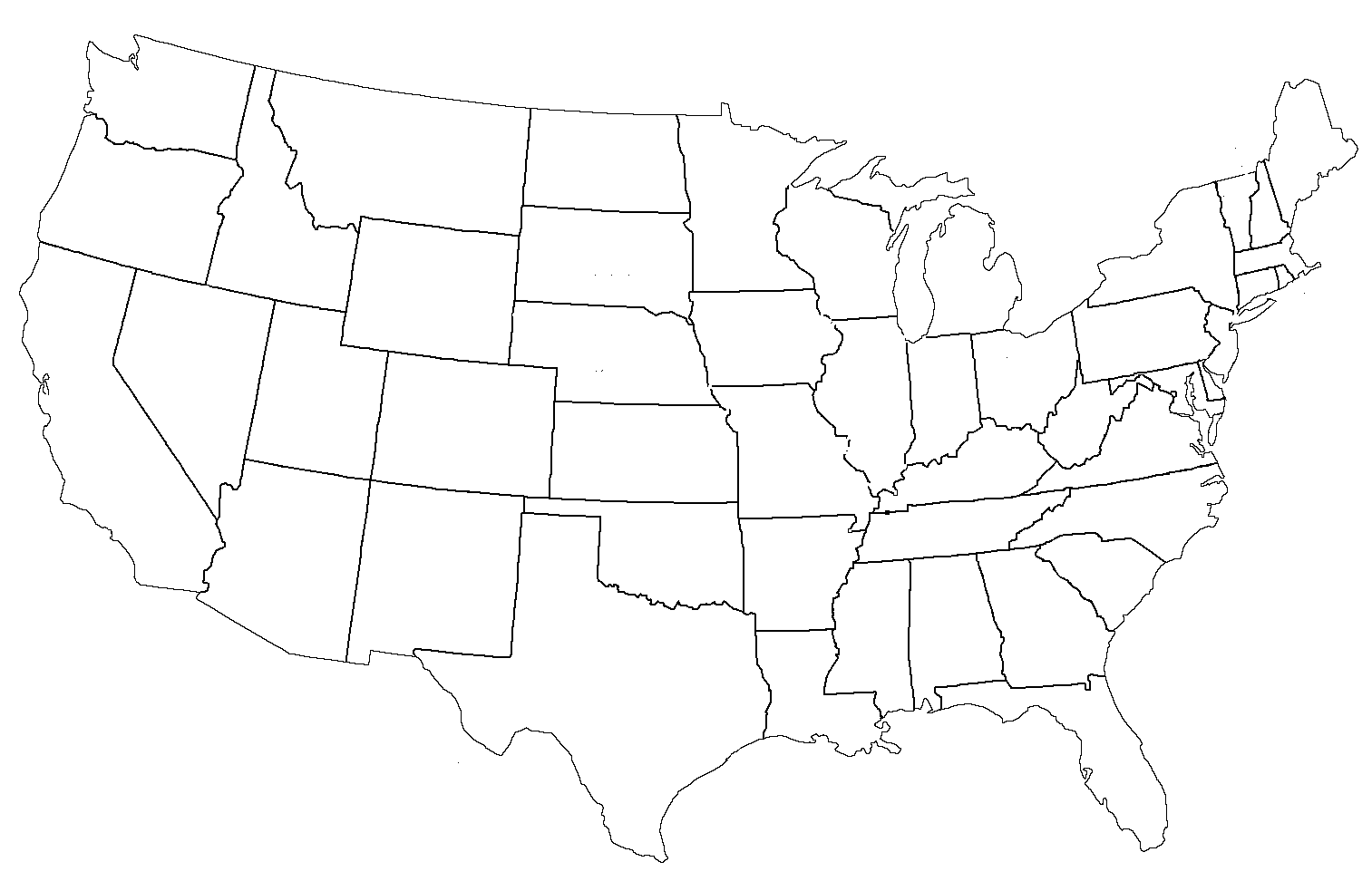 File:United States Administrative Divisions Blank File:United States Administrative Divisions Blank