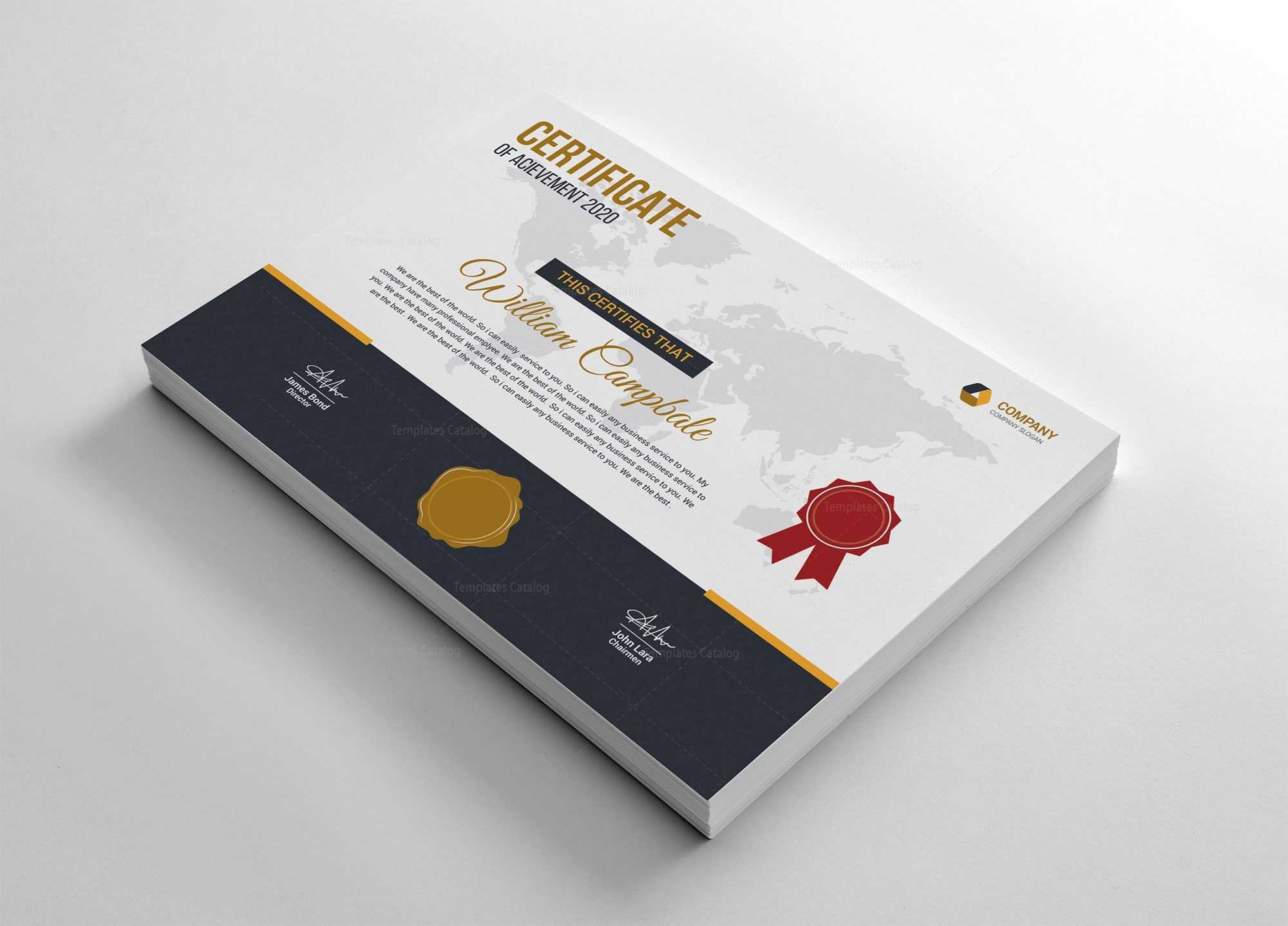 Finance Certificate Template With Corporate Bond Certificate Template