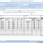 First Article Inspection Report Form (Download Free Sample Excel  For Part Inspection Report Template