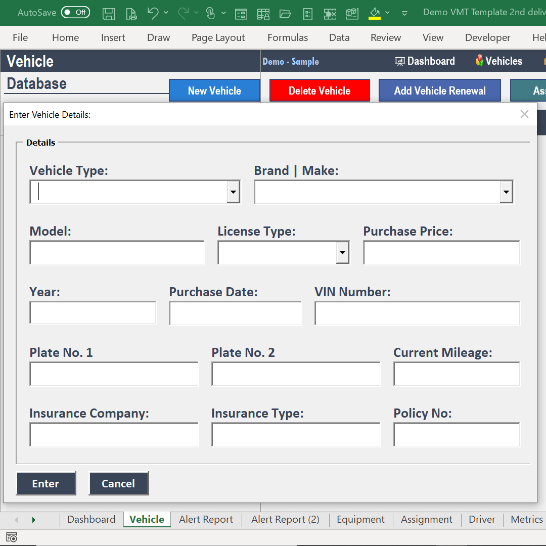 Fleet Maintenance Spreadsheet In Fleet Report Template