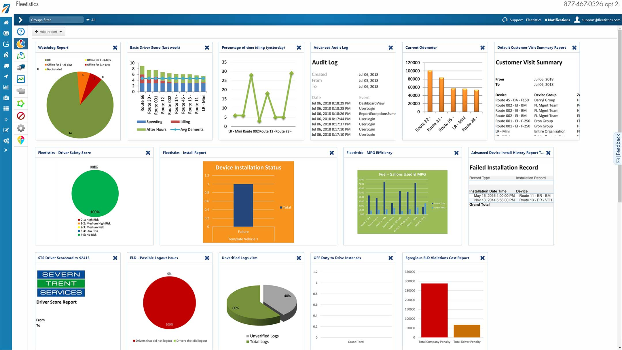 Fleet Reports – Customize In Excel, Save, Launch In 10Click