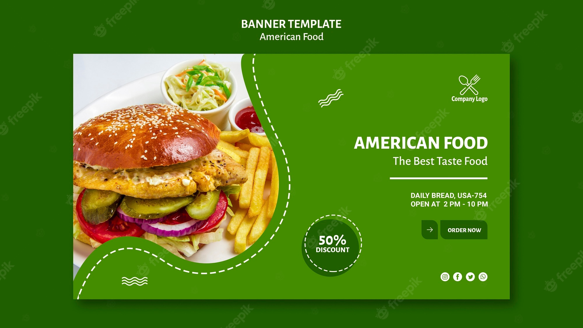 Food Banner – Free Vectors & PSD Download Intended For Food Banner Template