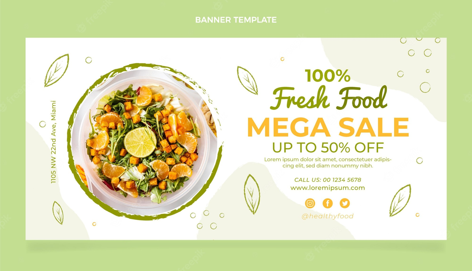 Food banner Vectors & Illustrations for Free Download  Freepik Inside Food Banner Template