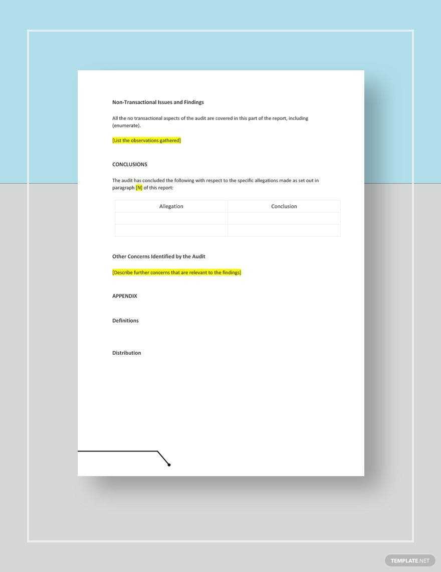 Forensic Audit Report Template - Google Docs, Word, Apple Pages  Intended For Forensic Accounting Report Template