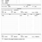 Forms Inside Air Balance Report Template