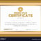 Framed Vintage Rising Star Certificate Royalty Free Vector Pertaining To Star Naming Certificate Template
