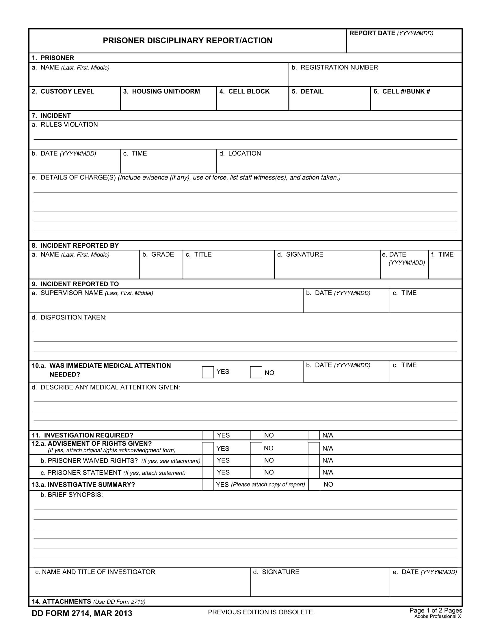 FREE 10 + Disciplinary Report Forms in MS Word  PDF  Google Docs  With Regard To Investigation Report Template Disciplinary Hearing