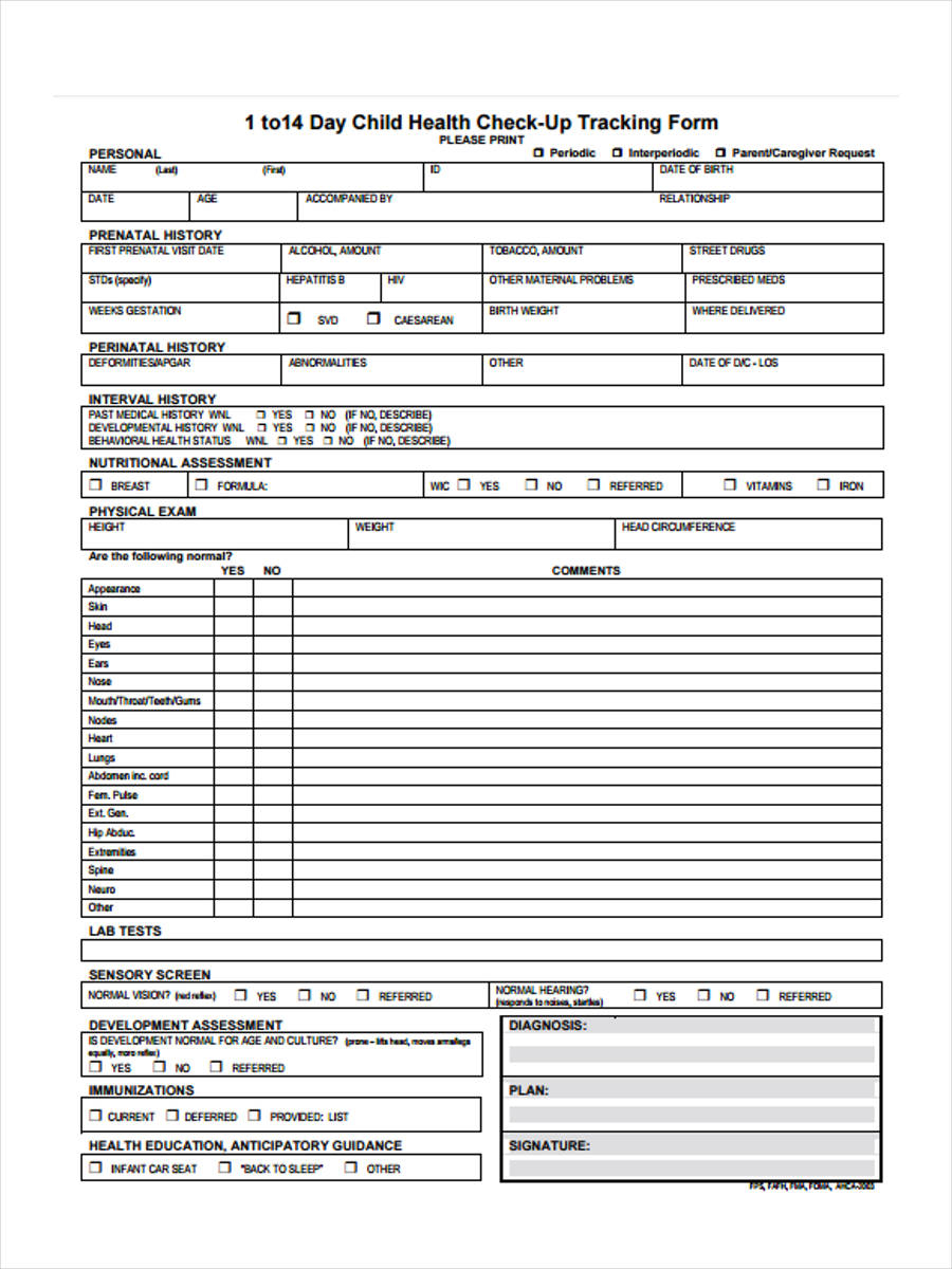 FREE 10+ Health Check Forms in PDF  Ms Word Pertaining To Health Check Report Template