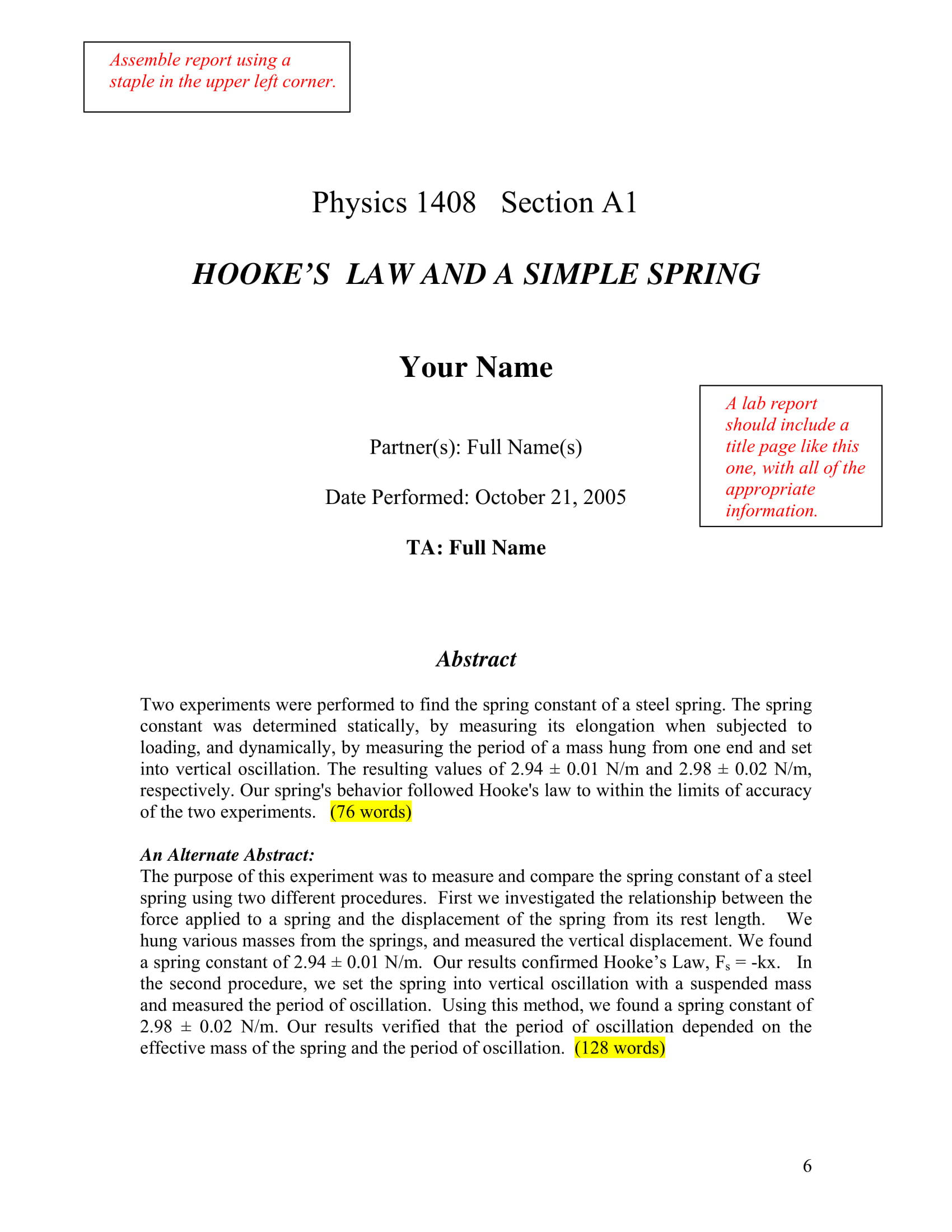 FREE 10+ Laboratory Report Forms In PDF  MS Word Inside Physics Lab Report Template