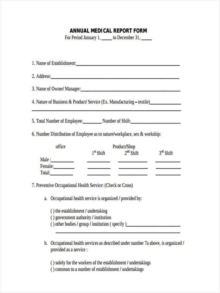 FREE 10+ Medical Report Forms in PDF Ms Word Intended For Medical ...