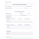 FREE 10+ Teacher Report Forms In PDF Regarding Pupil Report Template