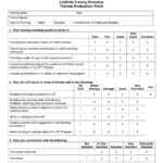 FREE 10+ Trainee Evaluation Forms In MS Word  PDF For Training Feedback Report Template