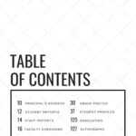 Free And Customizable Table Of Contents Templates  Canva Regarding Report Content Page Template