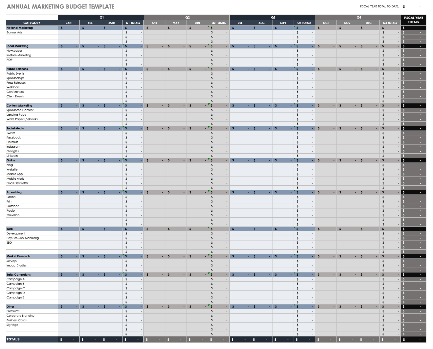 Free Annual Business Budget Templates Smartsheet Pertaining To Annual Budget Report Template Free Annual Business Budget Templates Smartsheet Pertaining To Annual Budget Report Template
