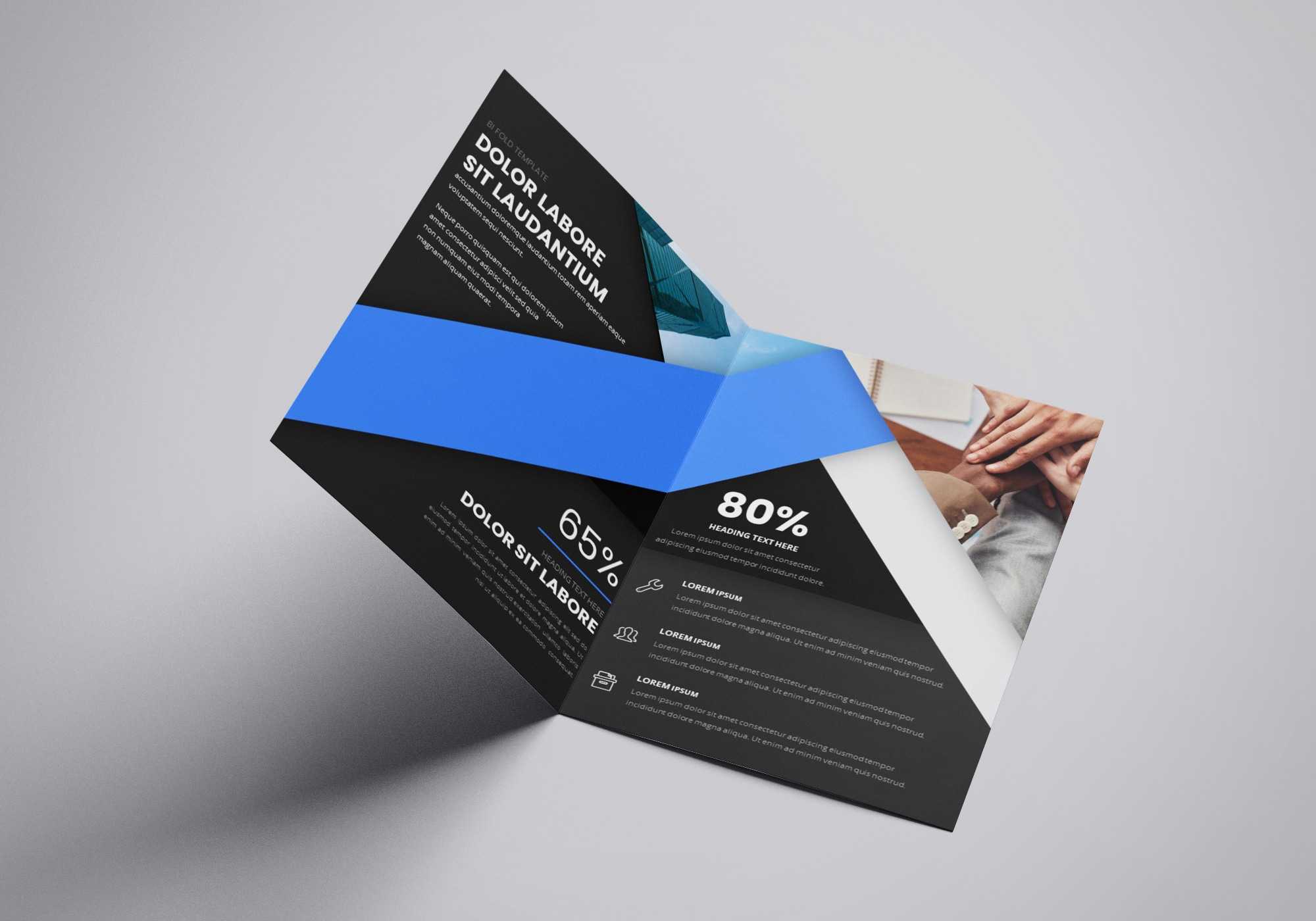 Free Bi Fold Brochure Templates Google Slides & PowerPoint Throughout 2 Fold Brochure Template Free