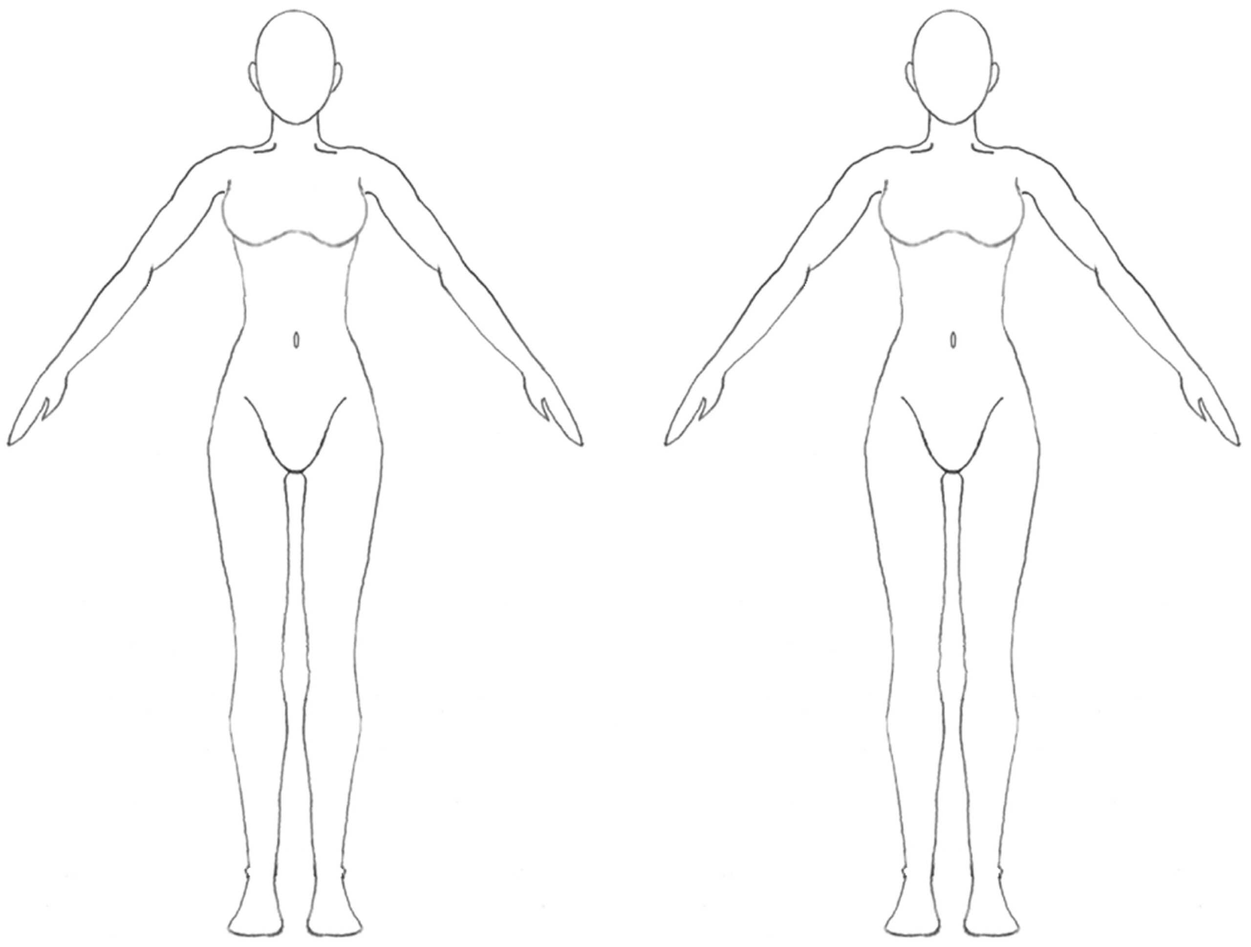 Free Blank Body, Download Free Blank Body png images, Free  With Blank Body Map Template